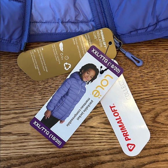 Lole Kids Blue Puffer Jacket - Picture 2 of 2